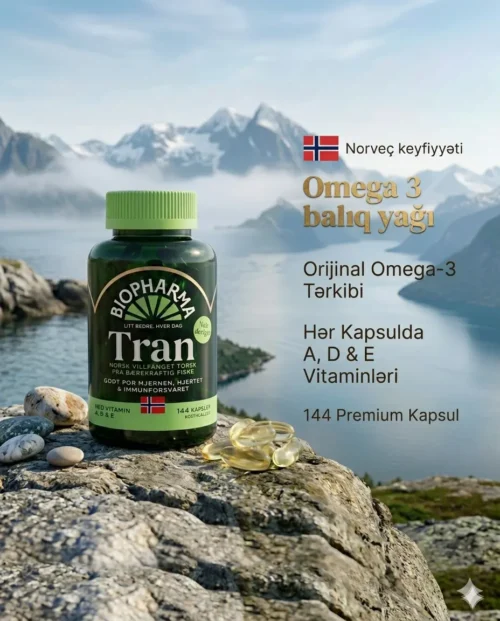 Balıq yağı (Omega-3) - 144 kapsul